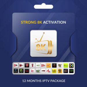 STRONG8K OTT | 12 Months Activation