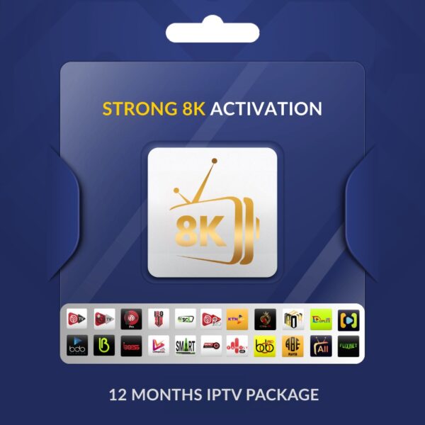 STRONG8K OTT | 12 Months Activation